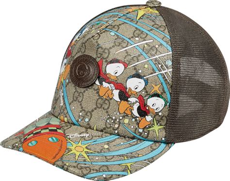 gucci cap donald duck preis|Gucci x Disney GG Supreme Donald Duck Trucker Hat .